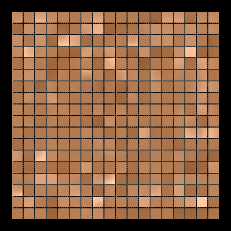 Nano Square Pure Copper mosaic tile