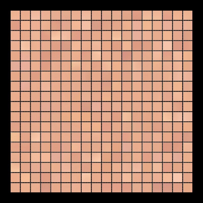 Nano Square Rose Gold Stainless Steel mosaic tile