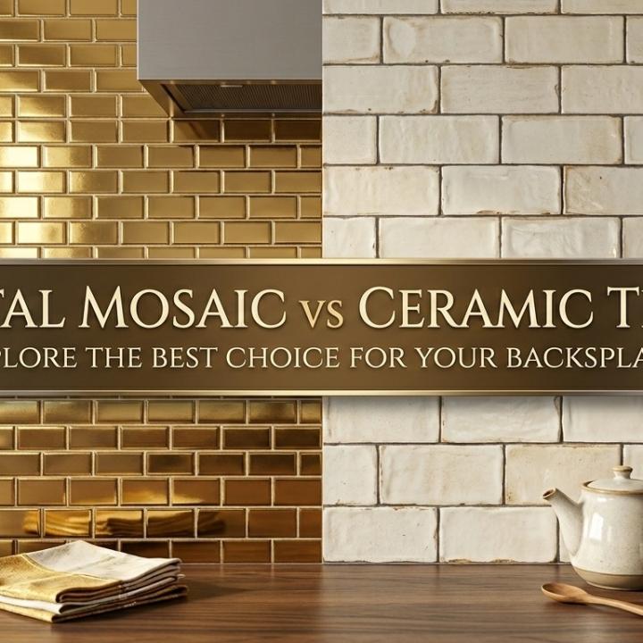 Metal Mosaic Tiles vs Ceramic Tiles: A Complete Guide for Modern Homes and Luxury Interiors